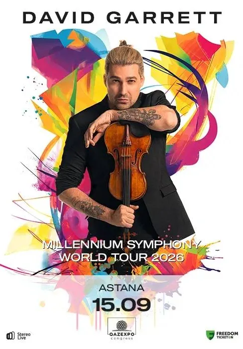 David Garrett в Алматы | Концерты | Казахстан