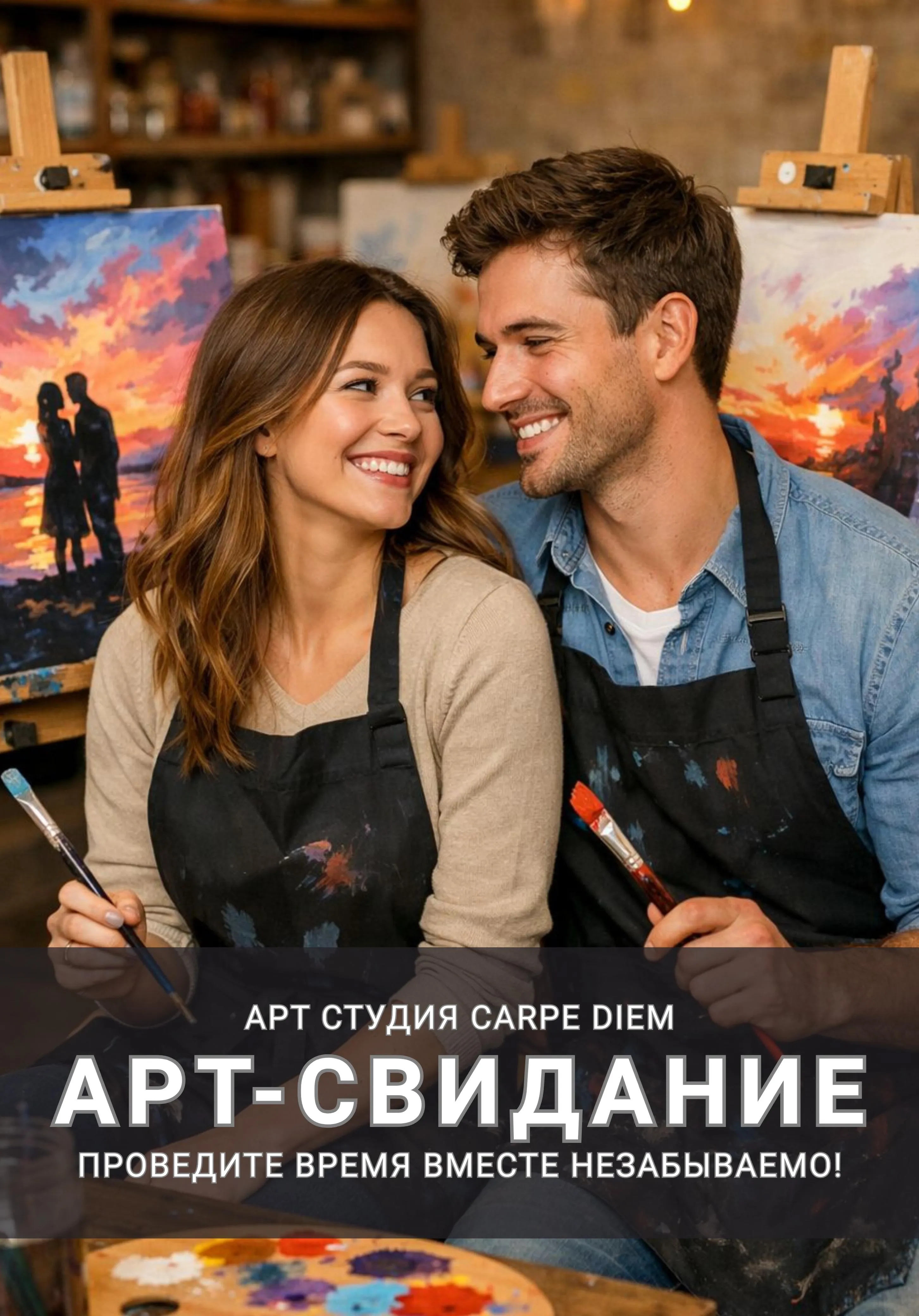 Арт-вечер в студии рисования | Разное | Казахстан