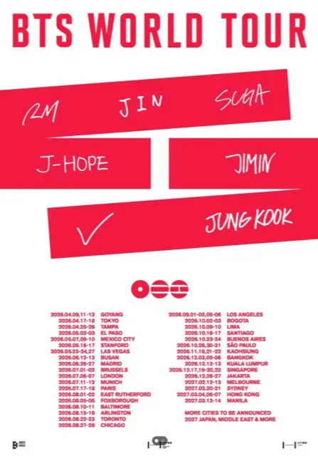 BTS WORLD TOUR 'ARIRANG' | Мировая сцена | Якутск